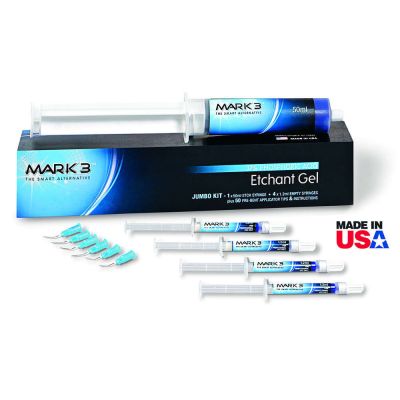 Etch Gel 37% Phosphoric Acid Jumbo 50ml Syringe - MARK3 