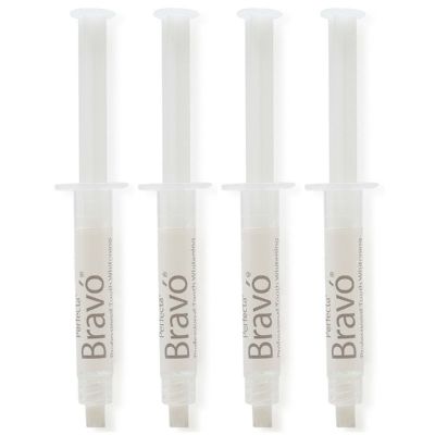Perfecta Bravo 9%Tooth Whitening Gel, 3 cc Syringe, Hydrogen Peroxide (4 pack)