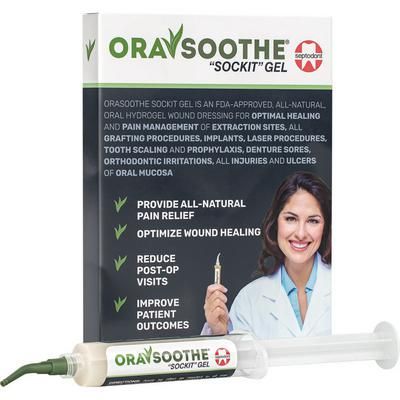 Orasoothe® “Sockit” Gel, 10 g Syringe - Septodont