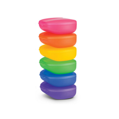  Translucent Color Tropical Retainer 12/Box - AmeriCan Goods 