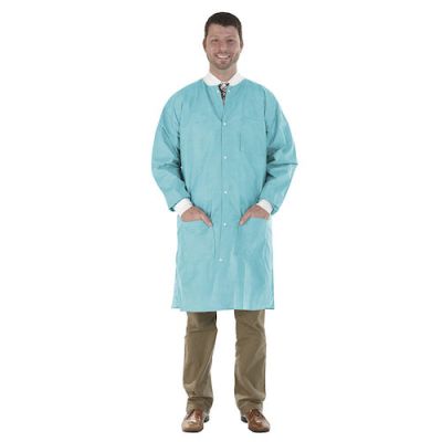 Teal SafeWear High Performance Lab Coat - Medicom