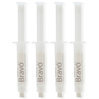 Perfecta Bravo 9%Tooth Whitening Gel, 3 cc Syringe, Hydrogen Peroxide (4 pack)