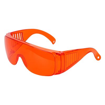 Dental Glasses Ultra VX Orange Protective Shield Eyewear for Curing Ultraviolet and Blue Light Protection 